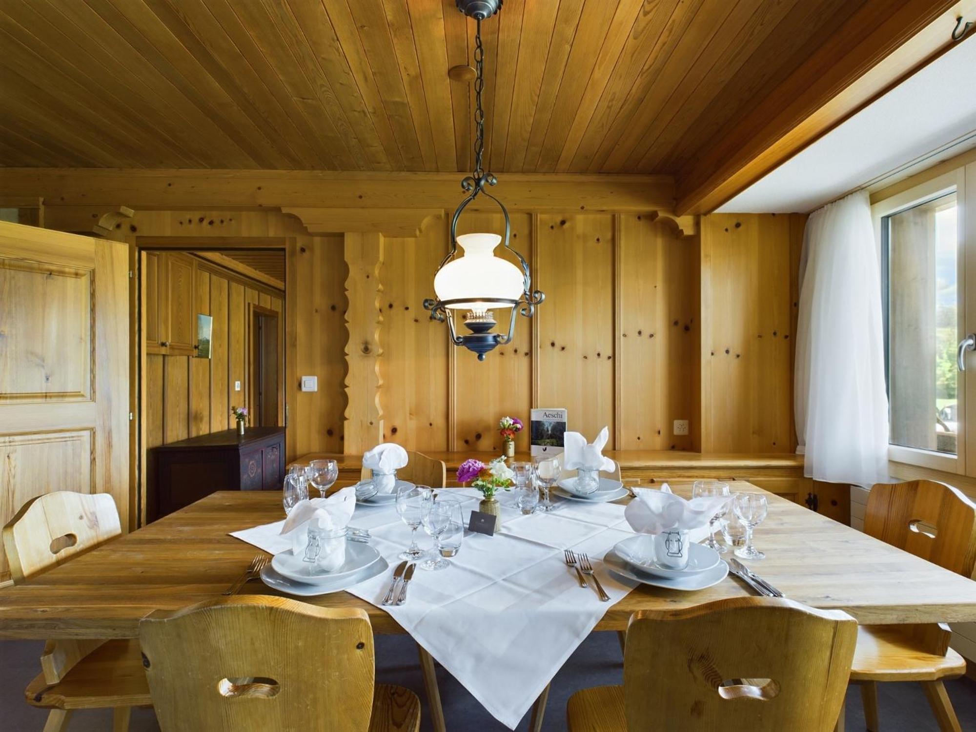Hotel Chalet Bergblick Aeschi Bei Spiez Exterior foto