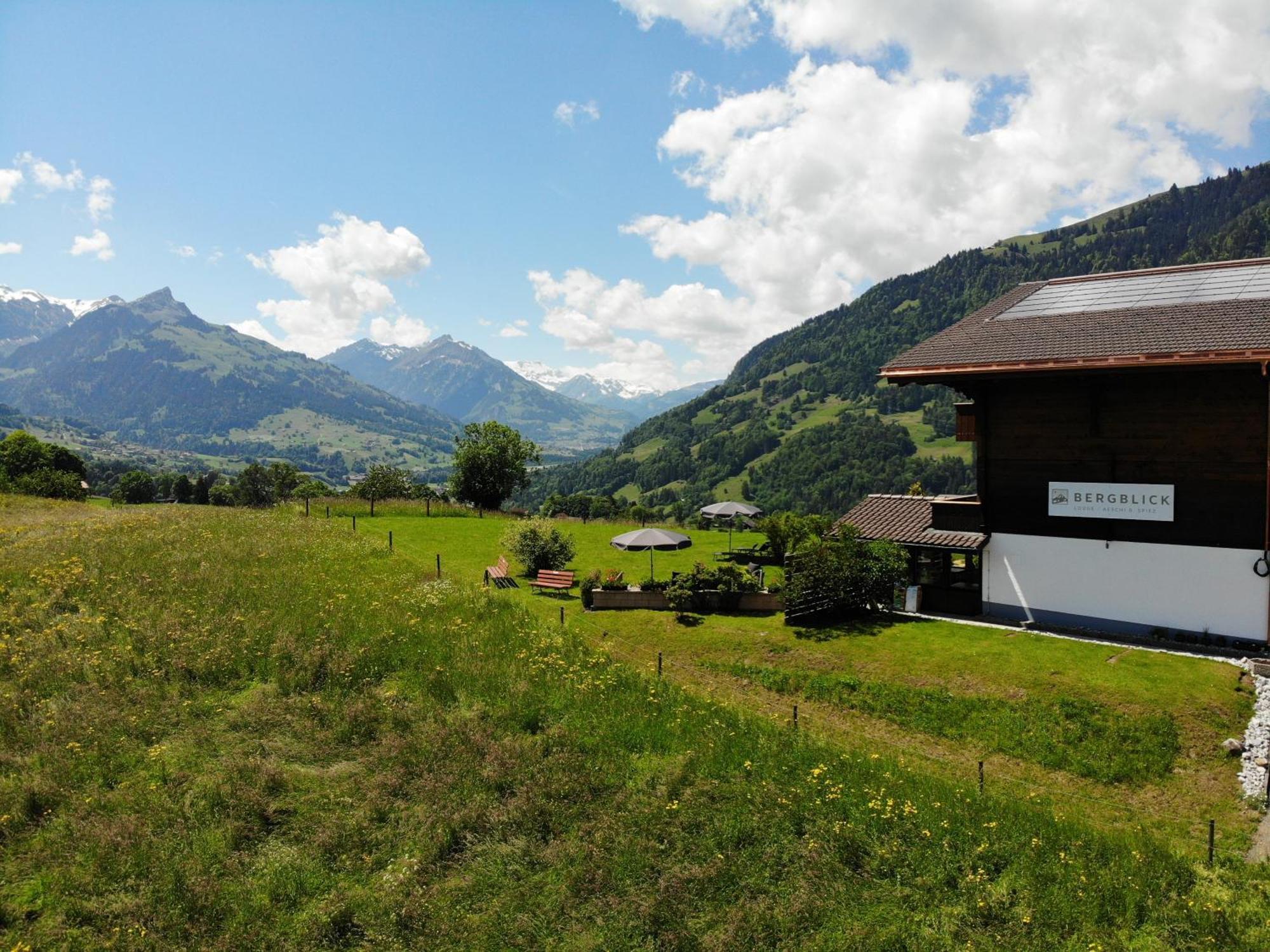 Hotel Chalet Bergblick Aeschi Bei Spiez Exterior foto